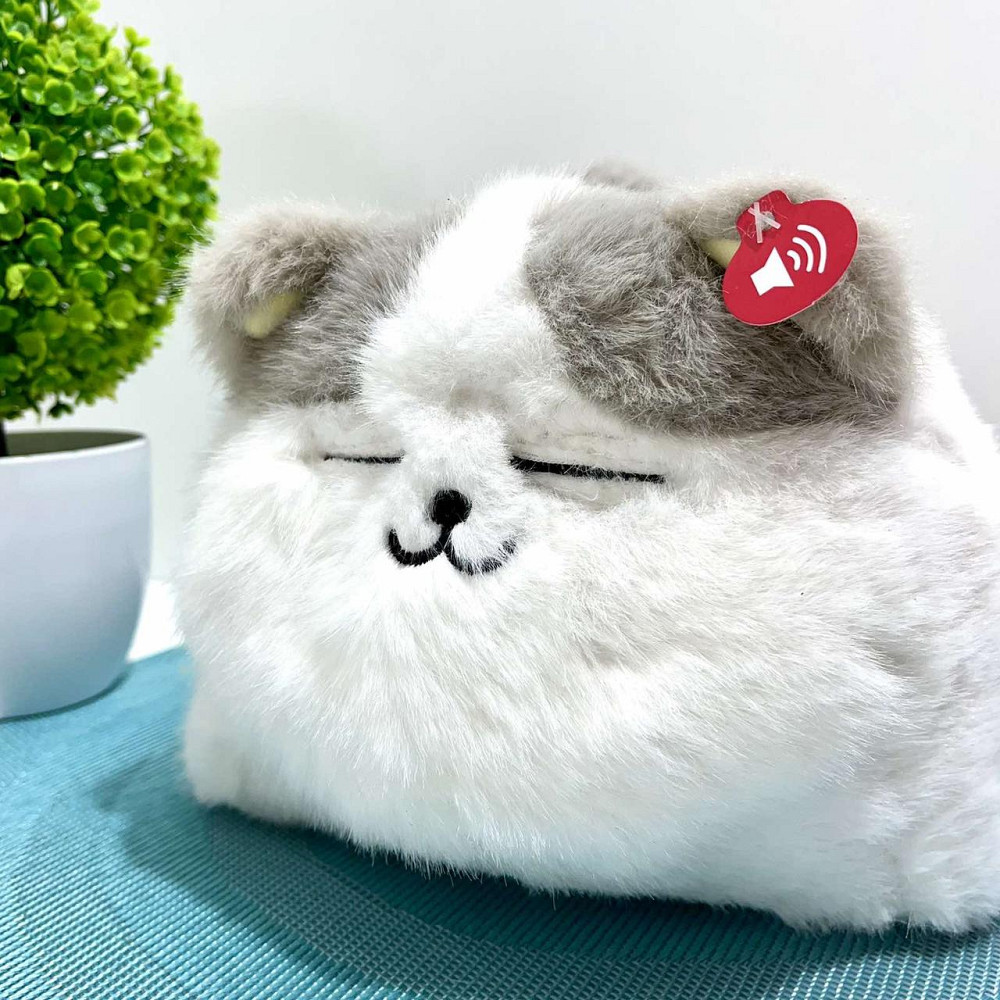 Собачка інтерактивна рухає хвостом моргає очима запис голосу Білий з сірим (M 17049) Чернигов - изображение 5