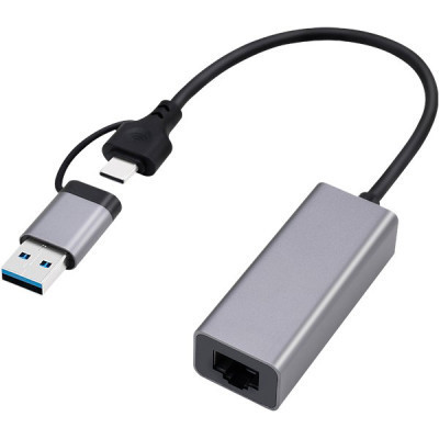 Адаптер USB-A/USB/C to 1Gbps Lan Cablexpert (A-USB3AC-LAN-01) Вінниця - фото 1