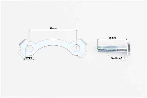 Болт кріплення зірки задньої до демпфера к-кт 4шт + шайби Suzuki 4T GN125 Київ