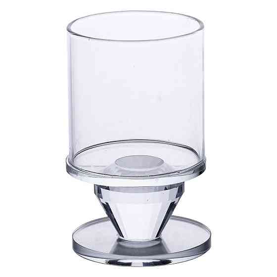 Декоративний скляний підсвічник на одну свічку Київ