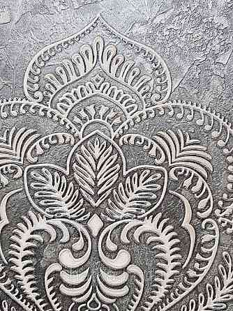 Шпалери вініл на флізеліні гарячого тиснення DU&KA King1.06х10 під штукатурку глянсові текстурні світло-беж Київ