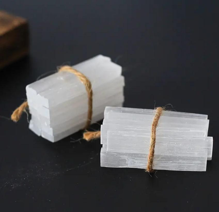 Набор палочек натурального селенита (размер 10 см) 10 штук Киев - изображение 4