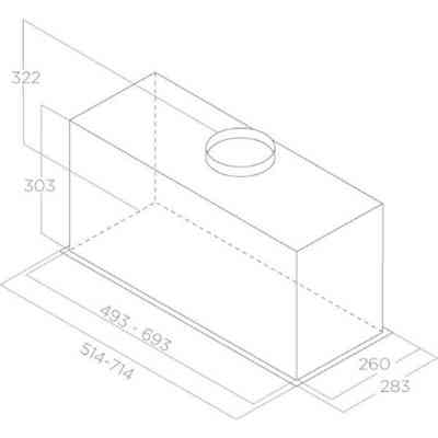 Вытяжка кухонная Elica ENTER BL MAT/A/52 Винница