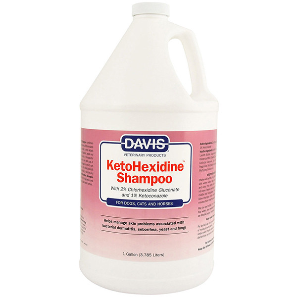 Davis KetoHexidine Shampoo ДЕВІС КЕТОГЕКСИДИН дерматокосметичний шампунь з 2% хлоргексидином та 1% кетоконазолом для собак і котів із захворюваннями ш Київ - фото 1