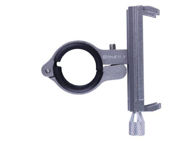 Держатель телефона HFCM-16  (крепление на руль),  алюминий, серый Мукачево - изображение 4