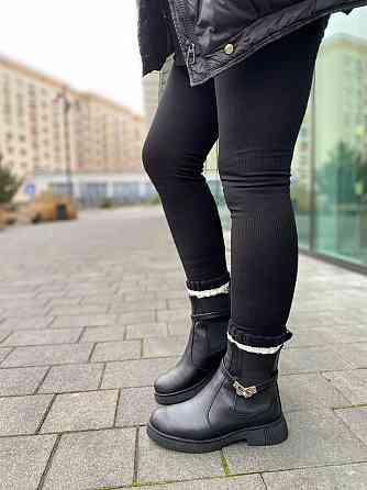 Черевики жіночі M.KRAFT 2034/1 чорні (зима, шкіра натуральна) (6157) Коломия