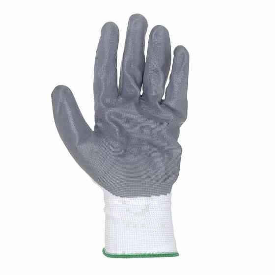 Трикотажные перчатки с частичным нитриловым покрытием р10 (серые, манжет) SIGMA (9443521) Ровно