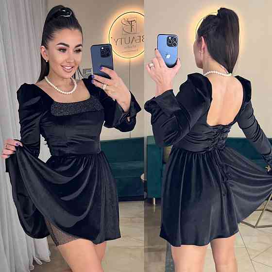 Женское праздничное элегантное корсетное платье из королевского бархата 46/48 Одесса