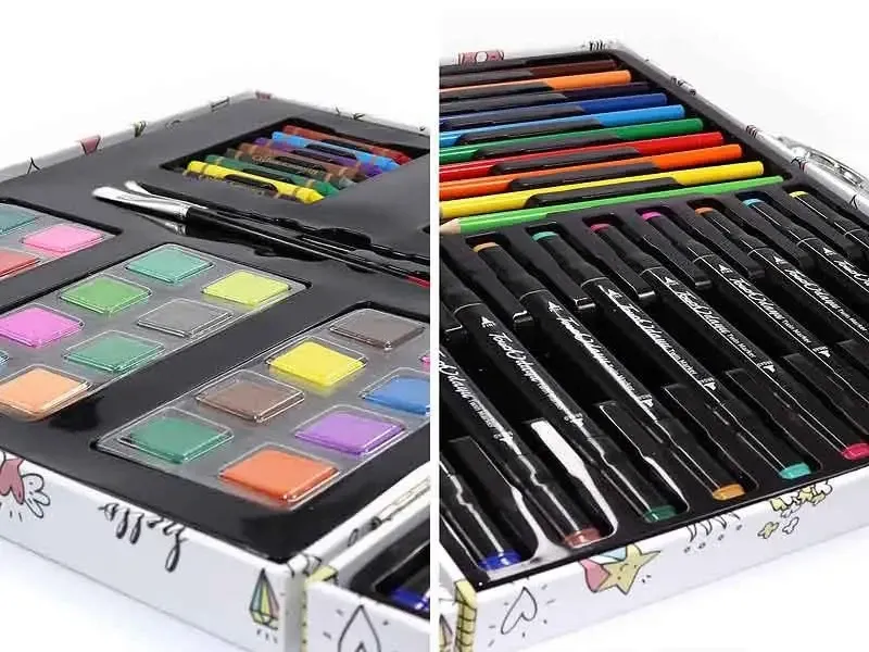 Набір художника. Дитячий набір для малювання в кейсі Єдиноріг 64подмети Одеса - фото 3