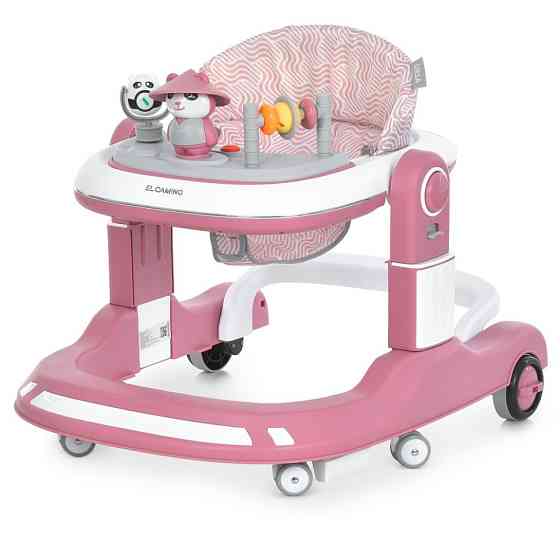 Детские Ходунки ME 1200 URSA Pink, музыка, свет Винница