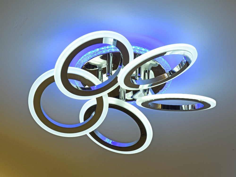 SIRIUS Люстра світлодіодна акрилова Sirius Ш 55642/5 (116W) Коломия - фото 1