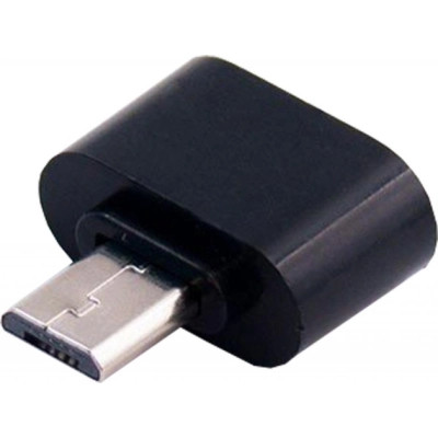 Перехідник OTG USB 2.0 AM to Micro 5P white Dengos (ADP-008-WHITE) Вінниця - фото 1