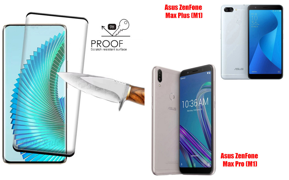 Захисне скло HyperGlass Pro для Asus ZenFone Max Plus (M1), Max Pro (M1) – максимальна чутливість та захист Київ - фото 1