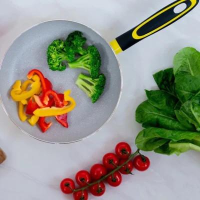 Сковорода Magio з мармуровим покриттям 24 см (MG-1177) Винница - изображение 2