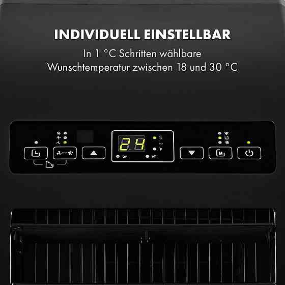 Мобильный кондиционер Metrobreeze Rome 10 000 BTU/3,0 кВт Пульт дистанционного управления EEC A+ черный Черный Ровно