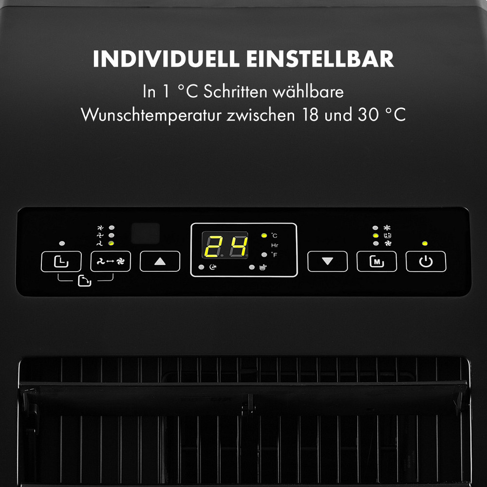 Мобильный кондиционер Metrobreeze Rome 10 000 BTU/3,0 кВт Пульт дистанционного управления EEC A+ черный Черный Ровно - изображение 5