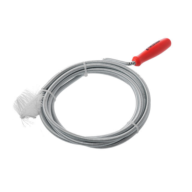 Трос для чистки труб, 6 мм × 3 м, наконечник: рифленый провод INTERTOOL HP-1005 Киев - изображение 2