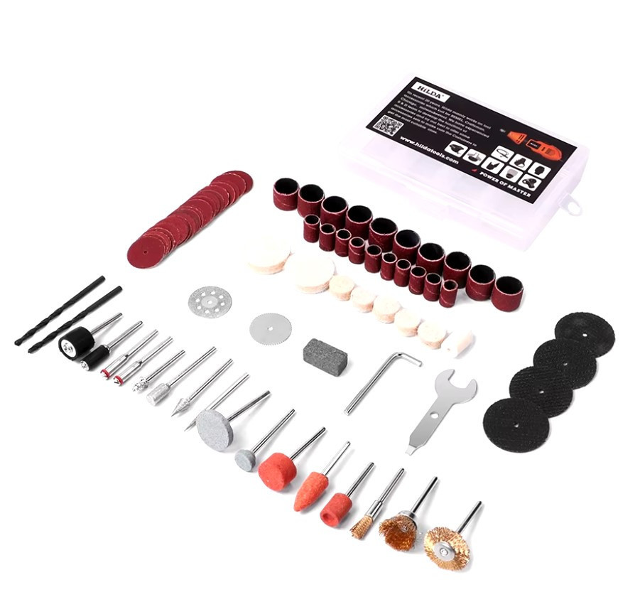 Набір шліфувальних насадок для гравера, дримера, бормашини Dremel Hilda 9554, 91 шт. Винница - изображение 1