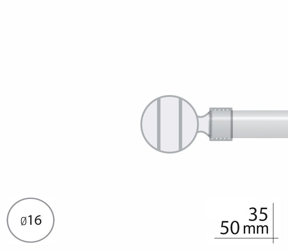 Закінчення для карнизу Orvit ПАОЛА 16 мм АНТИК Львов - изображение 2