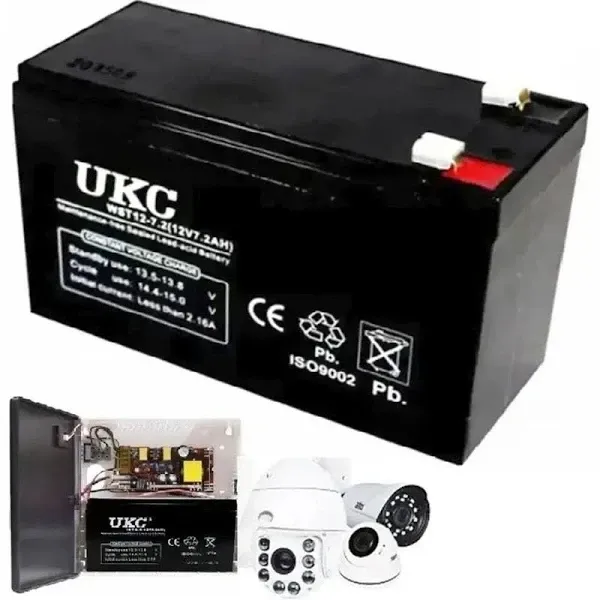 Акумулятор BATTERY 12V 12A UKC (Реальна ємність -30%) (4512) від UKC кислотно-свинцевий акумулятор Одеса - фото 1