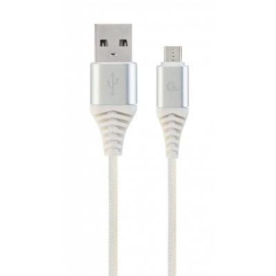 Дата кабель USB 2.0 Micro 5P to AM Cablexpert (CC-USB2B-AMmBM-1M-BW2) Вінниця - фото 1