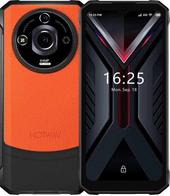 Смартфон HOTWAV T7 Pro 6/256Gb. Black / Orange IP69/69 6280Mah 64mp. Киев - изображение 1