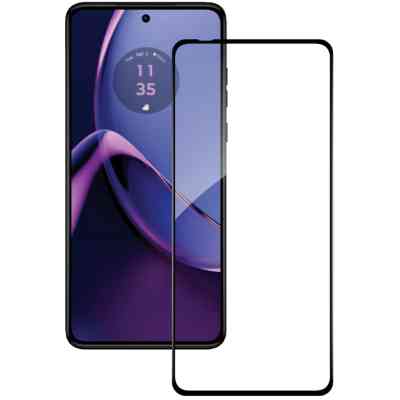 Стекло защитное ACCLAB Full Glue Moto G84 Black (1283126582332) Винница
