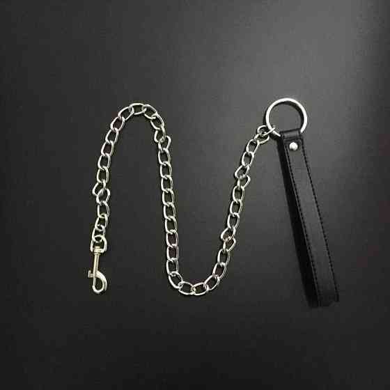 Повідок з ланцюжком для собак 78см Луцьк