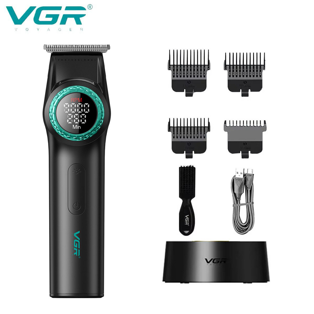 Професійна машинка для стрижки волосся голови VGR, Багатофункціональна акумуляторна машинка для стрижки UJ-39 Львів - фото 3