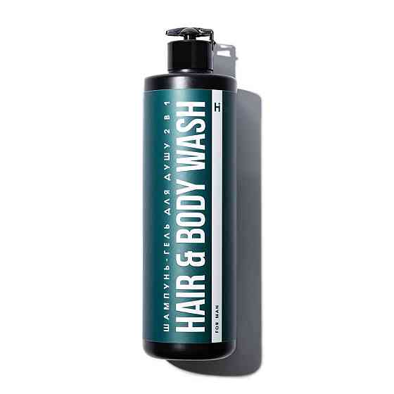 Шампунь-гель для душу 2 в 1 Hair & Body Wash For Man Hillary 500 мл Вінниця