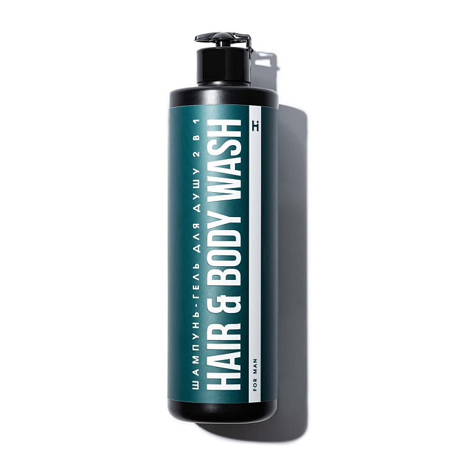 Шампунь-гель для душу 2 в 1 Hair & Body Wash For Man Hillary 500 мл Вінниця - фото 1