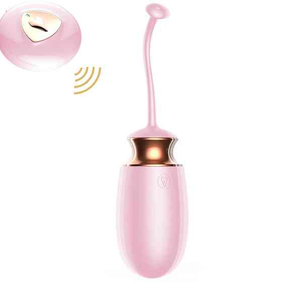 Віброяйце - Vibrating Silicone Love Egg Pink, USB, 10 Function, Heating, Voice Control Sex Aura Київ