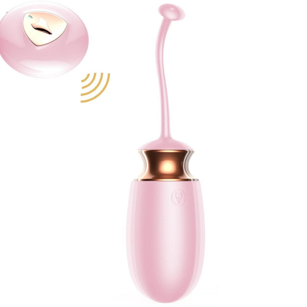 Виброяйцо - Vibrating Silicone Love Egg Pink, USB, 10 Function, Heating, Voice Control Sex Aura Киев - изображение 2