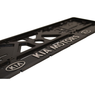 Рамка номерного знака CARLIFE пластик з об'ємними літерами KIA (2шт) (24-007) Винница - изображение 2