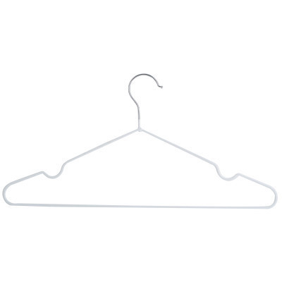 Плічка Idea Home Металеві в силіконі Білі 40.5 х 21 х 0.3 см 8 шт. (6722133) Вінниця - фото 2