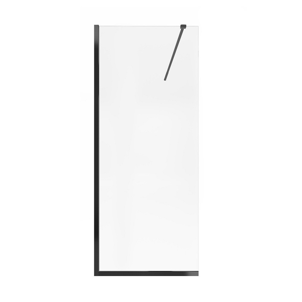 Душевая перегородка Qtap Walk-In Standard BLM209.C8 90х200 см, стекло Clear 8 мм, покрытие CalcLess Киев - изображение 1