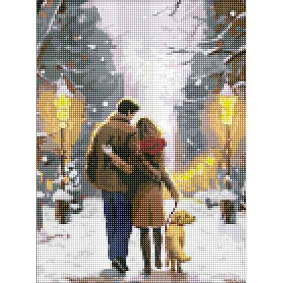 Алмазная мозаика без подрамника 