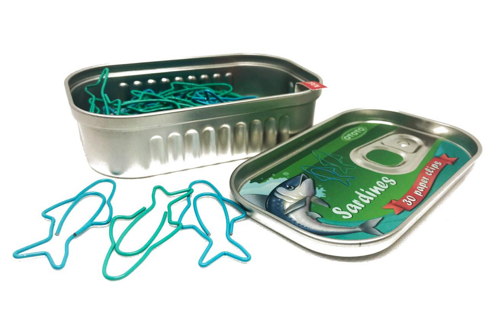 Набір канцелярських скріпок "Сардіна" (30 шт.) Рівне - фото 6