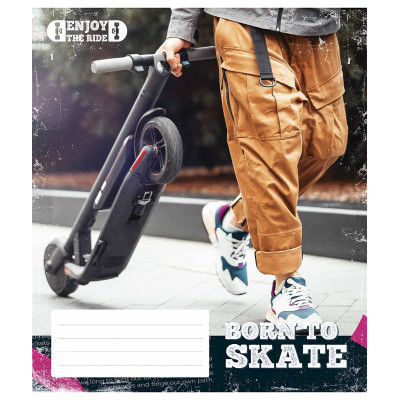 Тетрадь Школярик Enjoy the ride 48 листов клетка (048-3317K) Винница - изображение 1