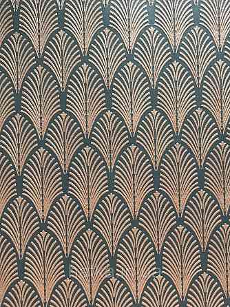 Шпалери флізелінові AS Creation Pop style 0.53х10 орнамент чорний із золотом мед'ю Київ