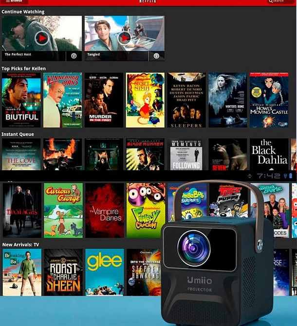 Проектор LedProjector P860 android version білий/чорний. Харків - фото 6