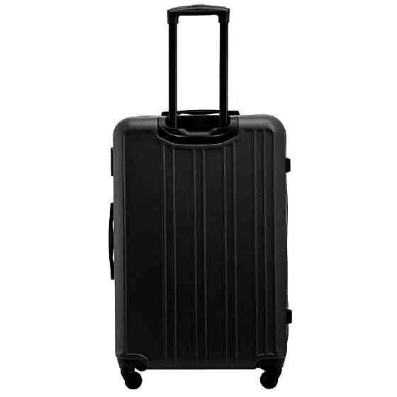 Валіза пластикова WINGS HRR01 велика 75 см чорна Київ