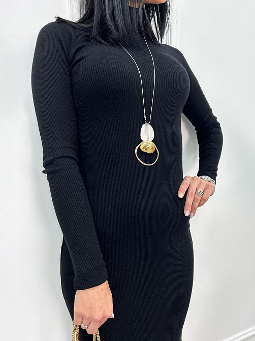 Жіноче плаття-гольф в рубчик "Marie" оптом | Батал Київ - фото 6