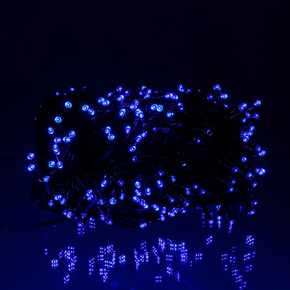 Вулична новорічна гирлянда 100 м, 1000 LED, сонячна батарея Київ - фото 3