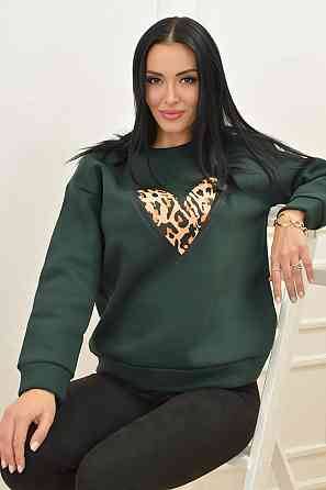 Теплий батник жіночий оверсайз "Point" Туреччина оптом | Батал Київ