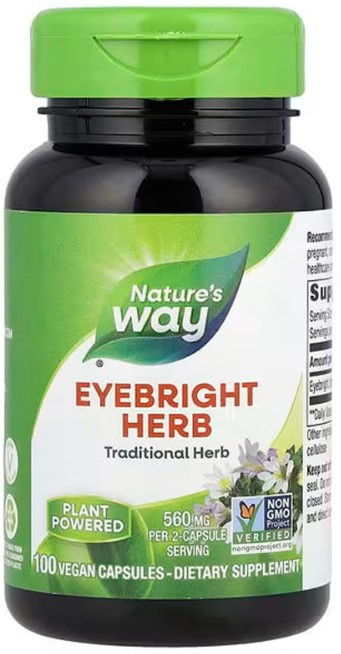 Очанка Nature's Way Eyebright 560 мг 100 веганських капсул Київ - фото 1