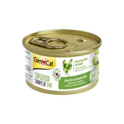 Консерви для котів GimCat Shiny Cat SUPERFOOD курка та яблуко 70 г (4002064414515) Вінниця