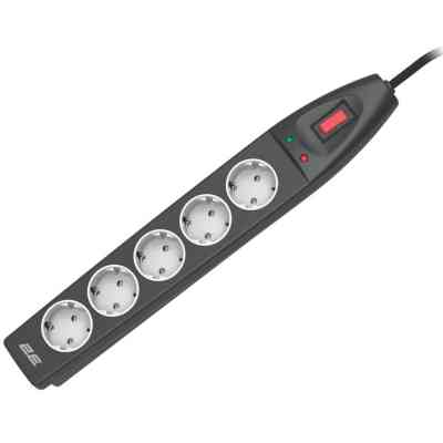 Сетевой фильтр питания 2E 2E-SP515M10BK 10m (2E-SP515M10BK) Винница