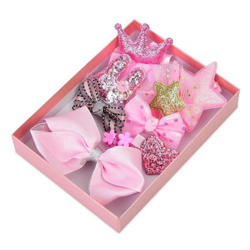 Набір аксесуарів для волосся YG0058(Pink) 10 шпильок в комплекті Вінниця - фото 1