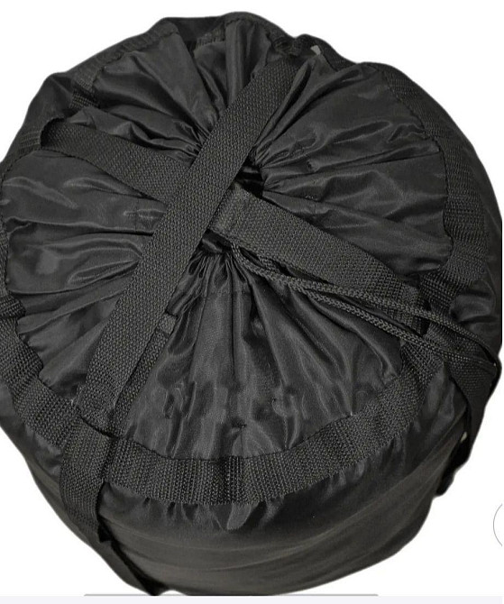 Армійський зимовий спальний мішок - 35 КіБорг ЗСУ кокон зимовий Днепр - изображение 3